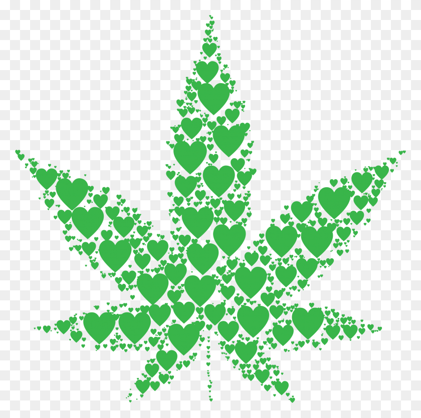2298x2284 Big Image Weed Plant Svg, Leaf, Star Symbol, Symbol HD PNG Download