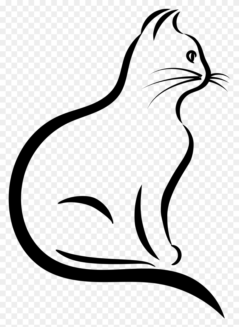 1574x2197 Big Image White Cat Silhouette, Gray, World Of Warcraft HD PNG Download