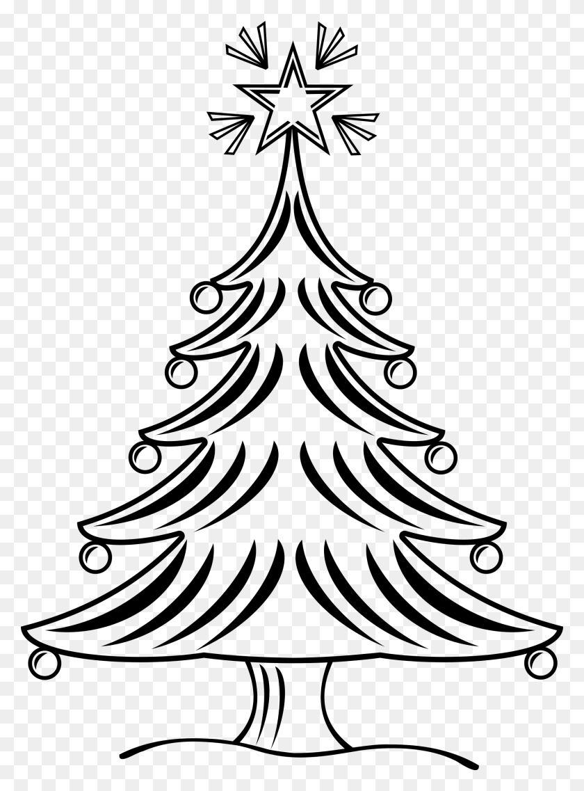 1737x2400 Big Image X Mas Tree Clipart Black And White, Gray, World Of Warcraft HD PNG Download