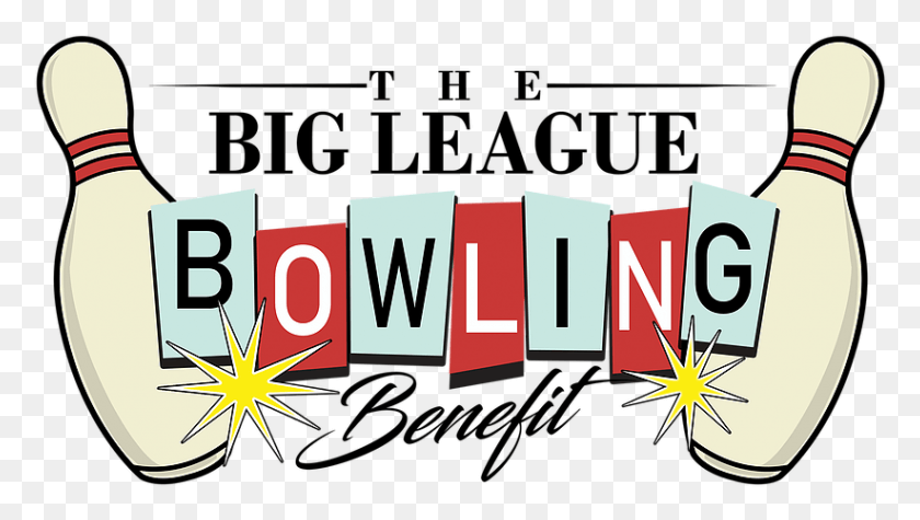 822x438 Логотип Big League Bowling Боулинг С Десятью Кеглями, Текст, Алфавит, Номер Hd Png Скачать