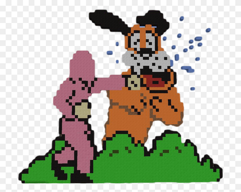718x608 Big Mac Declined To Be In Smash Brothers Transparent Duck Hunt Dog, Rug, Super Mario, Minecraft HD PNG Download
