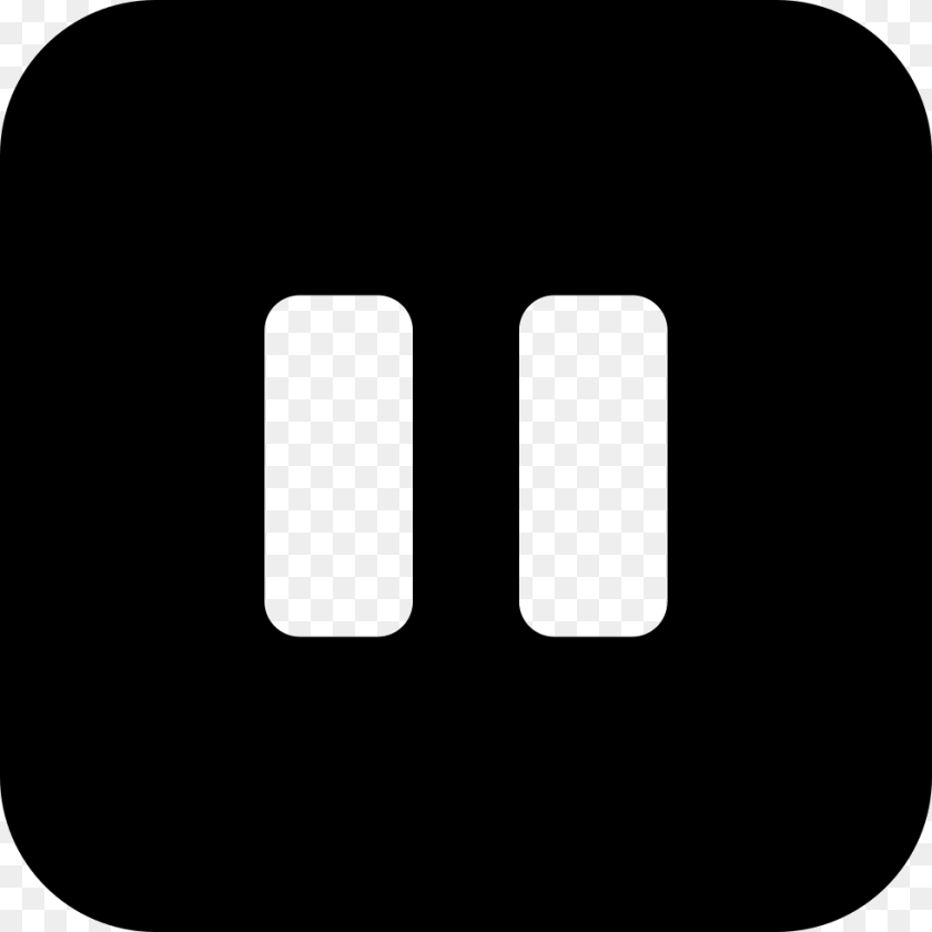 Big Pause Button Icon Download, Home Decor PNG