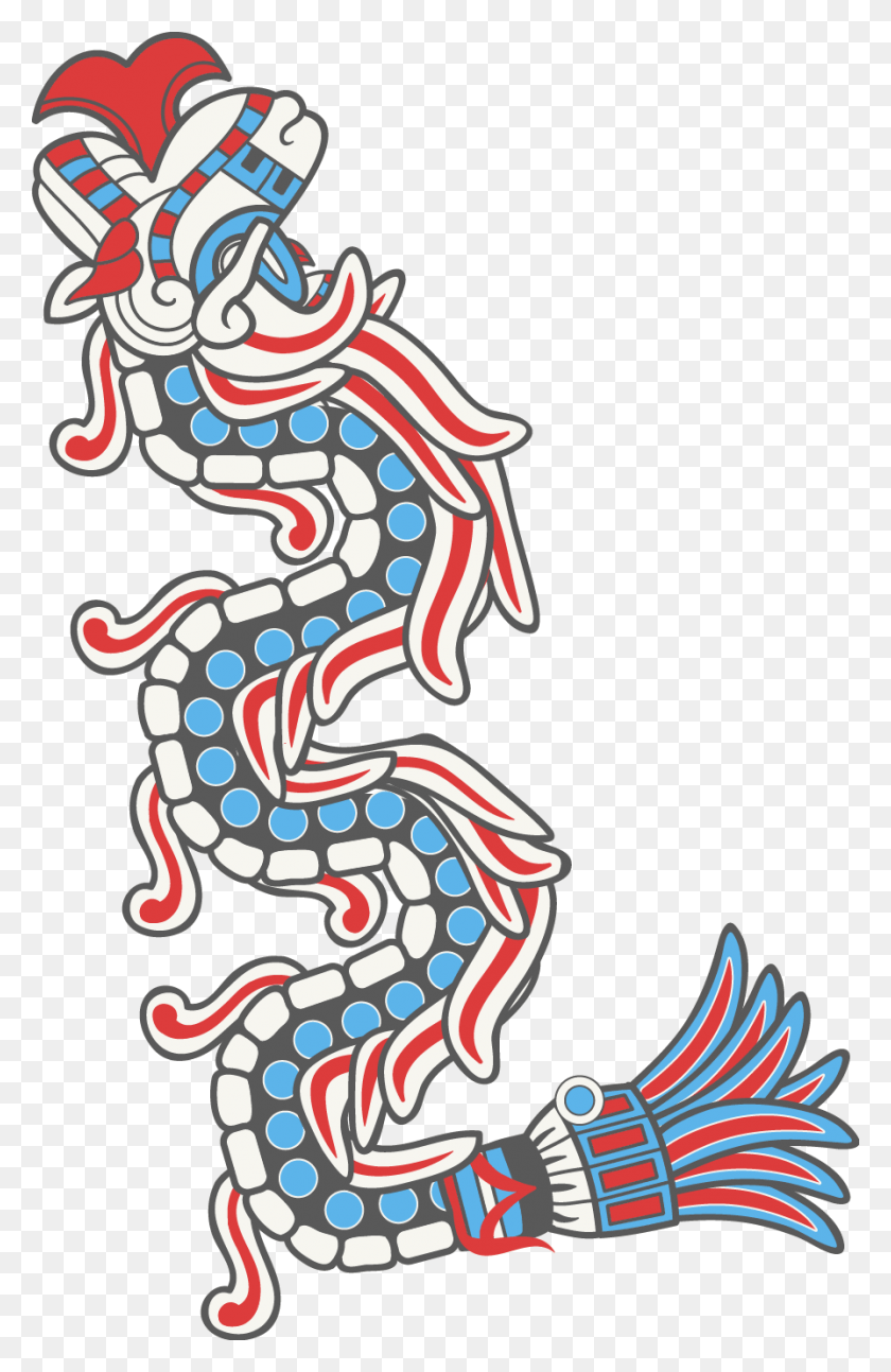895x1415 Big Plummed Serpent Cartoon, Dragon, Animal, Sea Life HD PNG Download