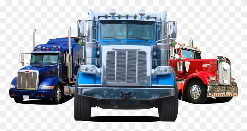 1293x643 Big Rig Semi Tipper Truck For Construction And Landscaping Trailer Truck, Vehicle, Transportation, Trailer Truck HD PNG Download