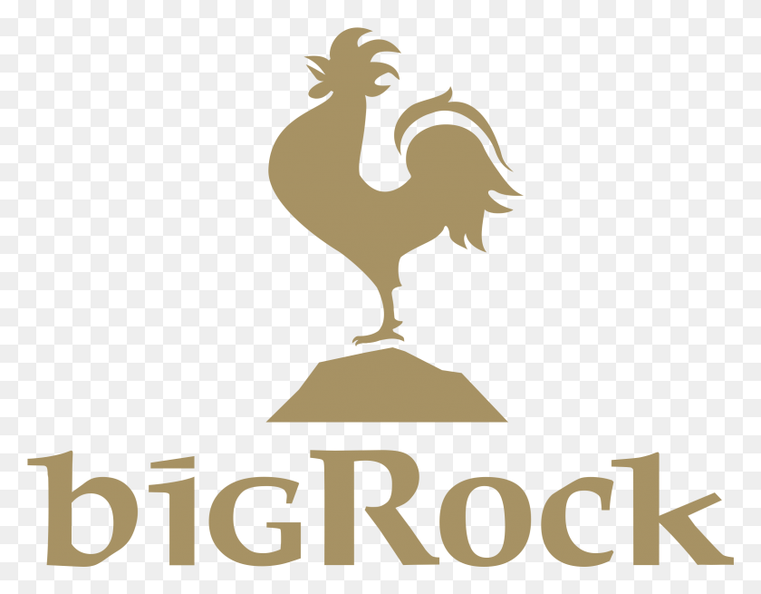 2331x1780 Big Rock Logo Transparent Rooster, Poster, Advertisement, Symbol HD PNG Download