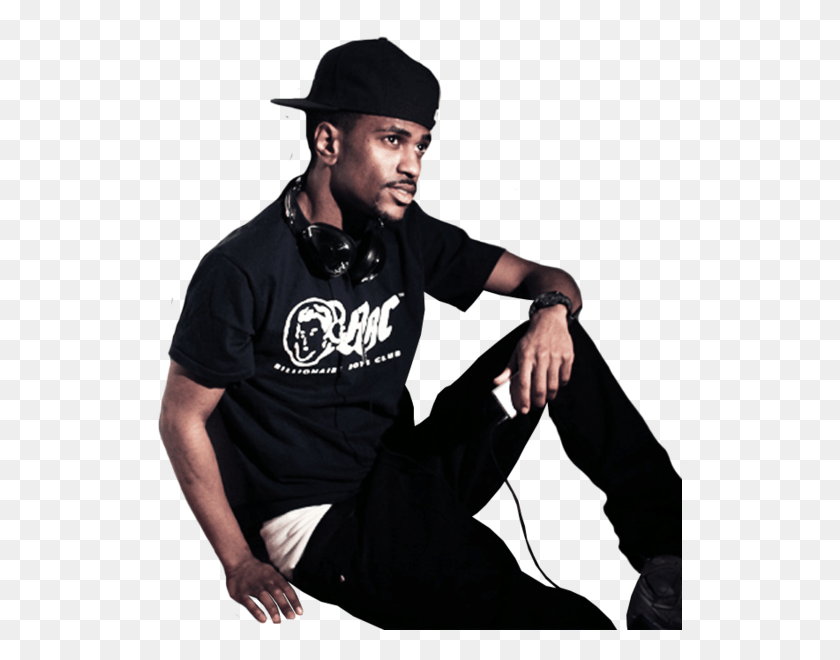 524x600 Big Sean Sitting, Person, Clothing, Sleeve HD PNG Download