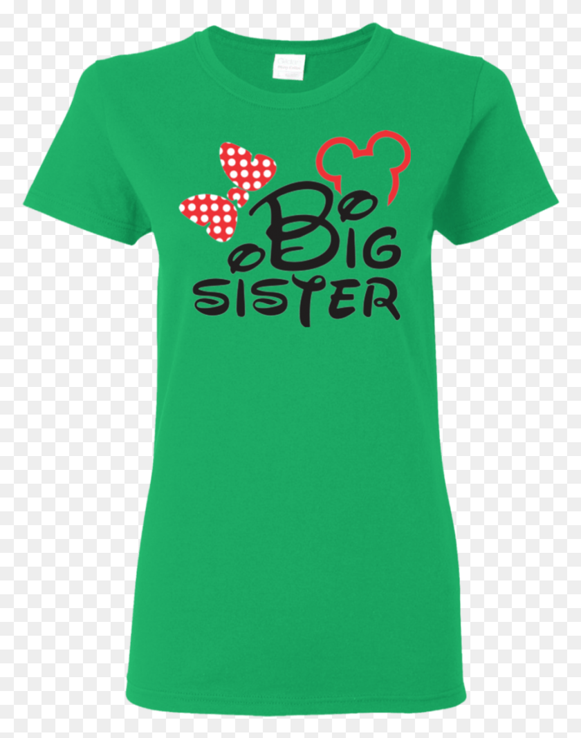888x1148 Big Sister Mickey For Light Colored T Shirt Else Seen The Leprechaun Say Yeah Shirt, Clothing, Apparel, T-shirt HD PNG Download