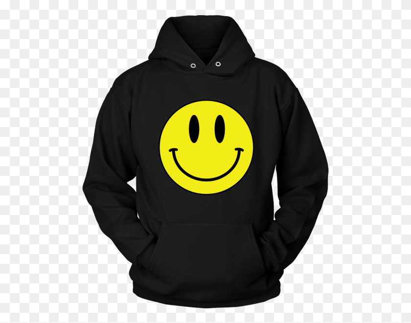 505x601 Big Smiley Face Emoji Unisex Hoodie Gtr, Clothing, Apparel, Sweatshirt HD PNG Download