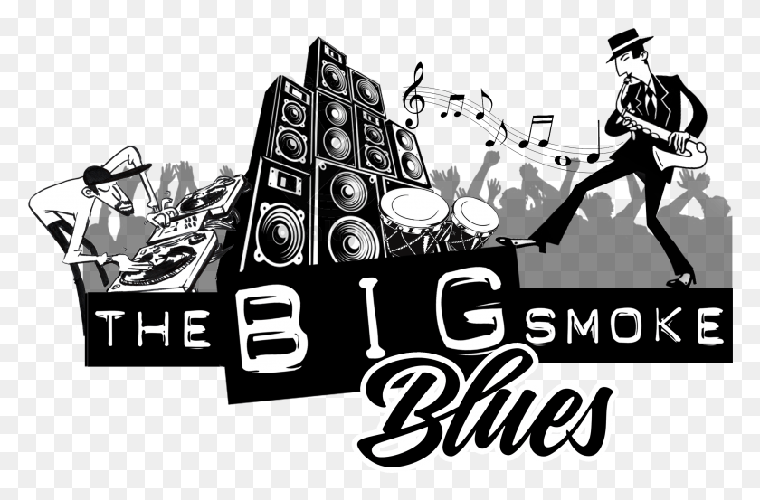 2689x1701 Big Smoke Events Blues Night Illustration, Человек, Человек, Дудл Png Скачать