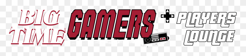 2234x381 Big Time Gamers Graphic Design, Text, Word, Alphabet HD PNG Download
