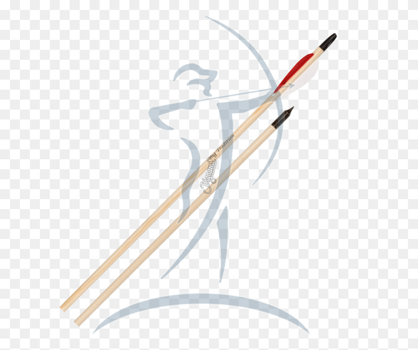 643x643 Big Tradition Wooden Arrow Junior Archery, Bow, Symbol, Emblem HD PNG Download