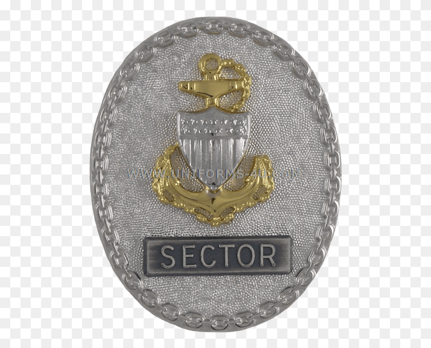 494x618 Big U Coast Guard Sector Badge 61757 Emblem, Logo, Symbol, Trademark HD PNG Download