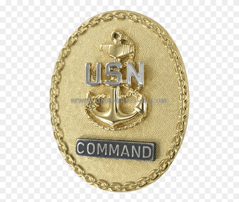 500x650 Big U Senior Enlisted Advisor Cpo Command Identification Emblem, Logo, Symbol, Trademark HD PNG Download