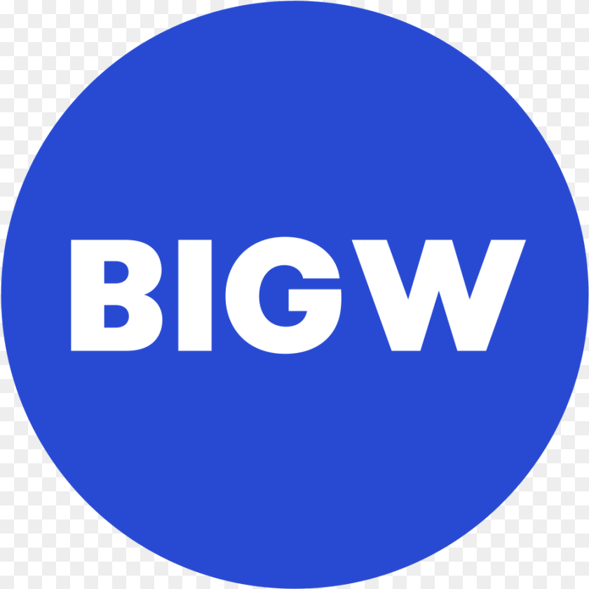 Big W Logo Big W Logo, Disk Sticker PNG