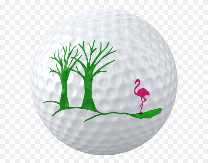 596x596 Big Worksample Image Illustration, Ball, Golf Ball, Golf HD PNG Download