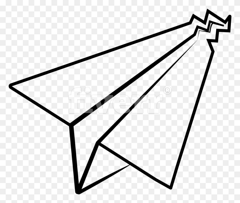1200x1001 Big Worksample Image Paper Plane Line Art, Bow, Triangle, Utility Pole HD PNG Download