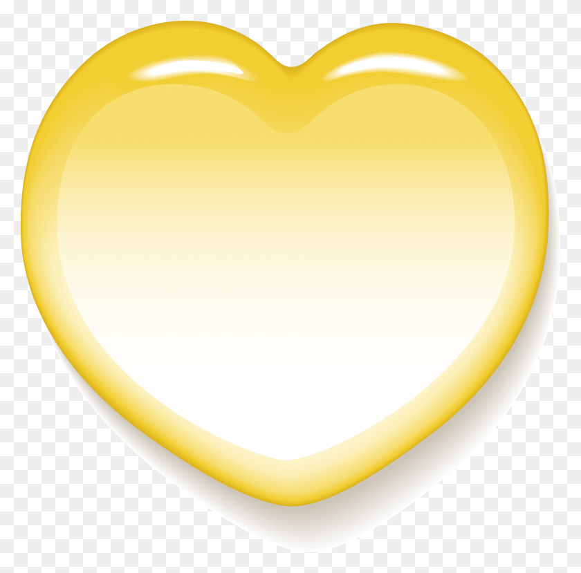 1920x1894 Big Yellow Heart Heart, Heart, Dating, Banana HD PNG Download