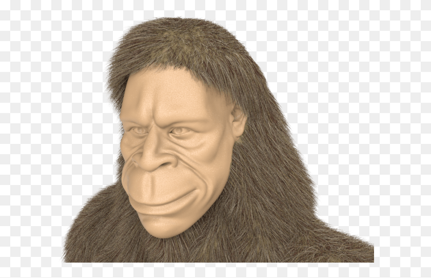 618x481 Bigfoot 3d Modeling For Product Logo Western Gorilla, Face, Person, Human HD PNG Download