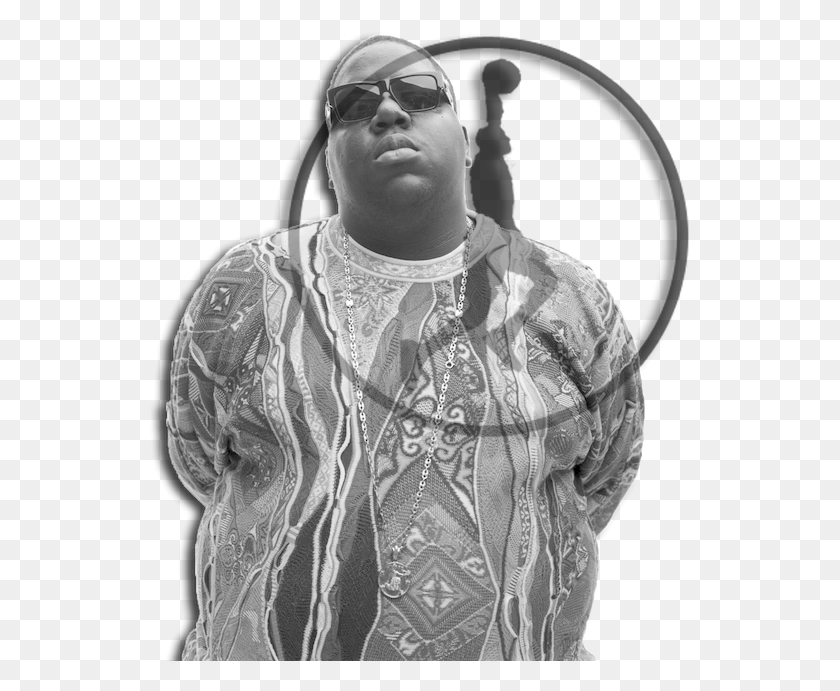 543x631 Biggie Notorious Big Cosby Sweater, Person, Human, Sunglasses HD PNG Download
