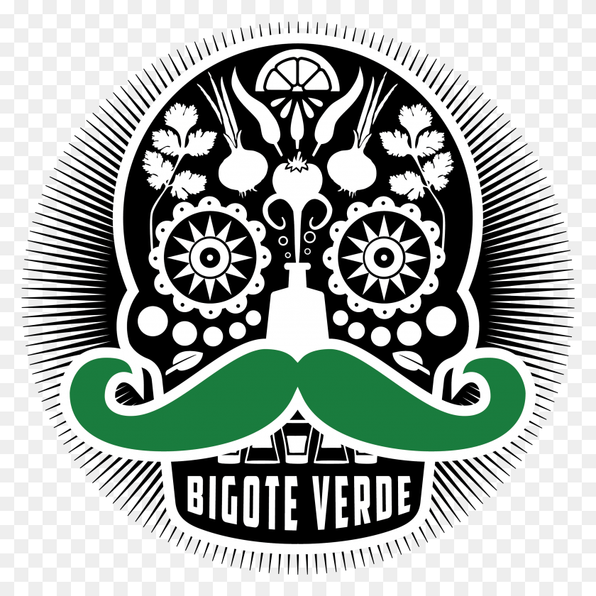 2719x2719 Bigote Verde Illustration, Label, Text, Stencil HD PNG Download