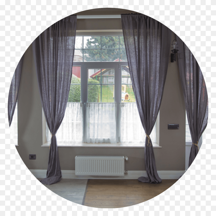 960x960 Bigstock New Modern Window With Curtain Tende Da Sala Moderne, Flooring, Floor, Mirror HD PNG Download