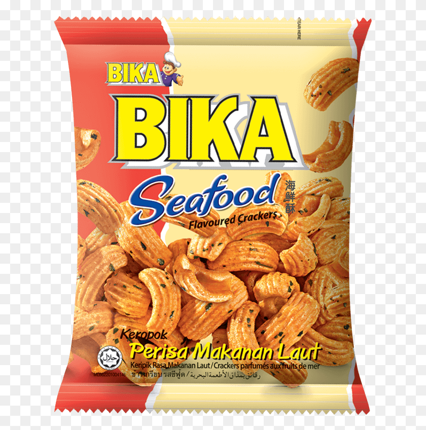 629x788 Bika Seafood Flavoured Crackers Bika Seafood, Snack, Food, Plant HD PNG Download