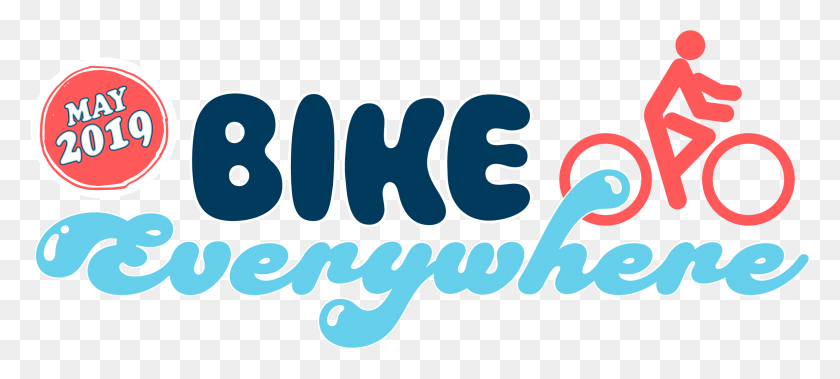 2317x949 Bike Everywhere Month Cascade Bicycle Club Transparent Graphic Design, Label, Text, Word HD PNG Download