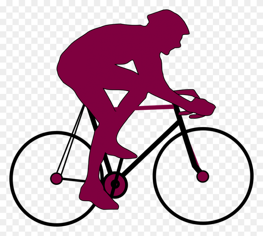 809x720 Bike Rider Cyclist Icon, Symbol, Leisure Activities HD PNG Download