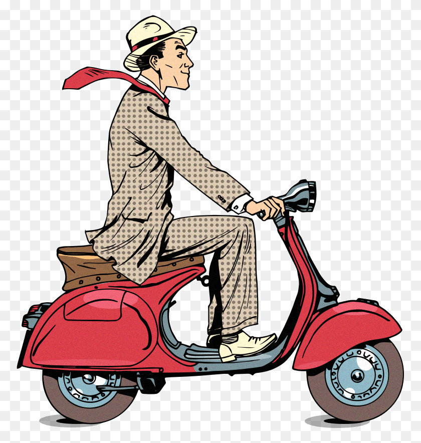 773x824 Bike Vespa, Motor Scooter, Motorcycle, Vehicle HD PNG Download
