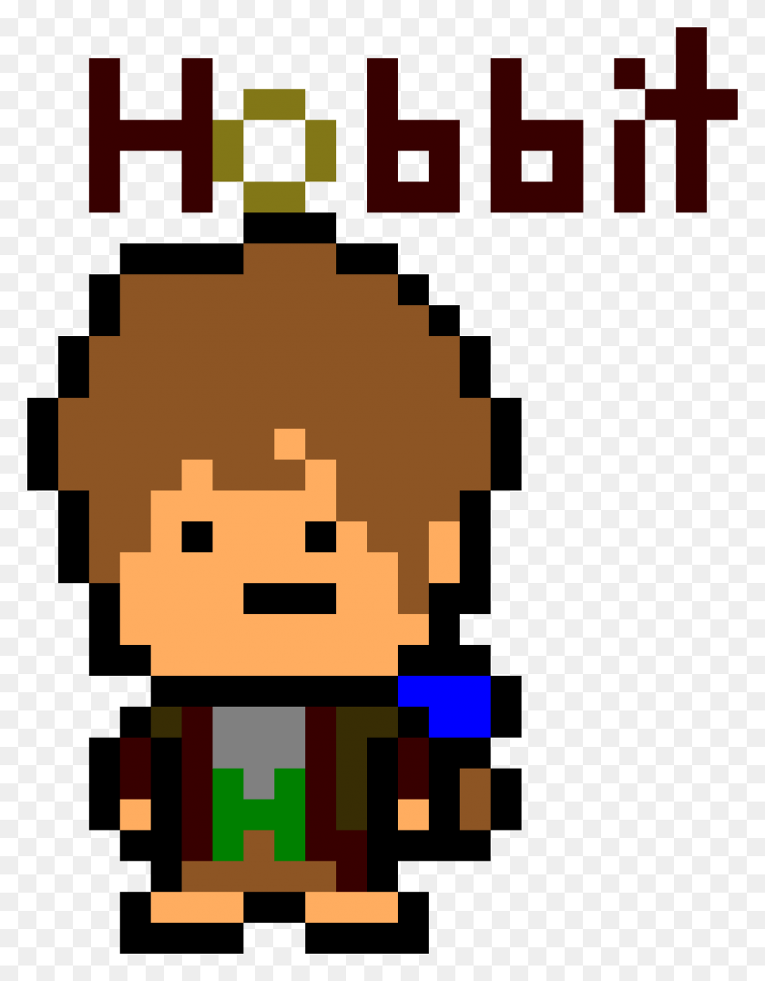 920x1200 Bilbo Baggins Minecraft Pixel Art Steve, Poster, Advertisement, Pac Man HD PNG Download