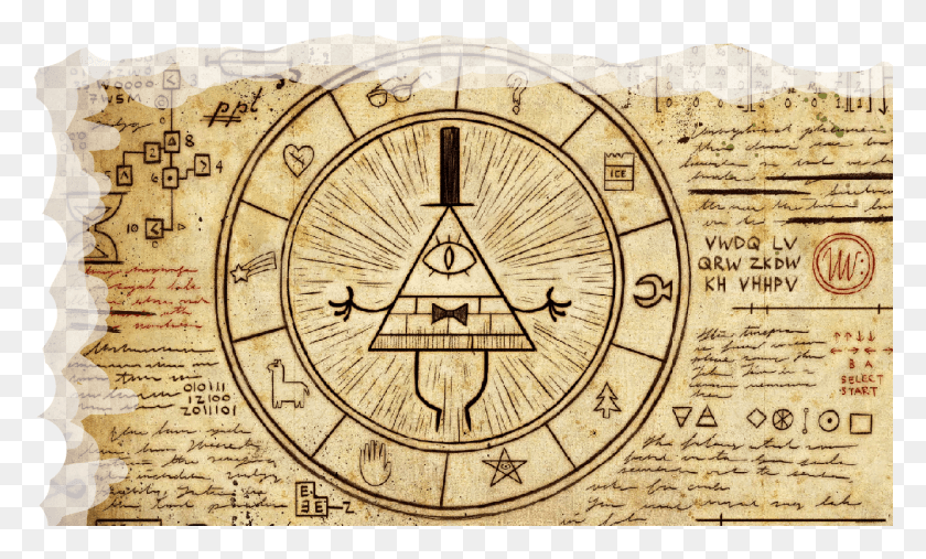1334x766 Bill Cipher Gravity Falls Bill39s Weakness, Clock Tower, Tower, Architecture HD PNG Download
