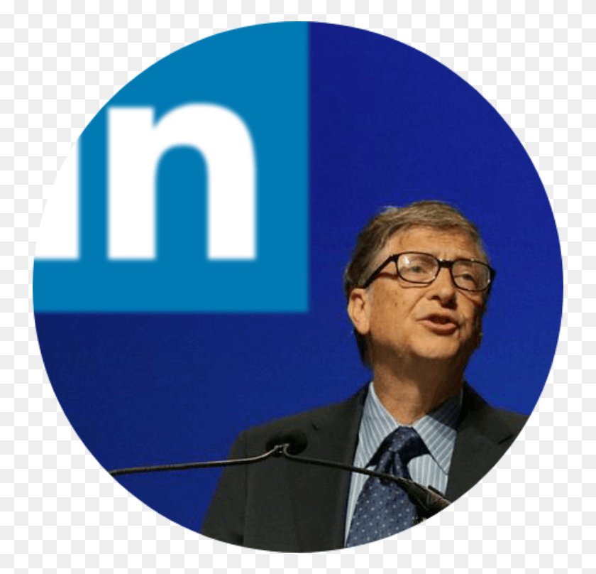 748x748 Bill Gates Co Chair Bill Amp Melinda Gates Foundation Spokesperson, Person, Tie, Accessories HD PNG Download