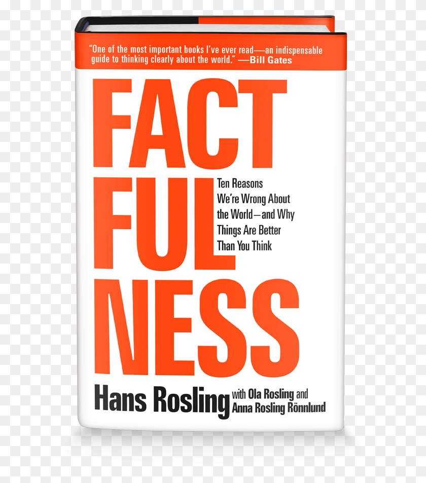 600x893 Bill Gates Rec Factfulness In Spanish, Poster, Advertisement, Text HD PNG Download