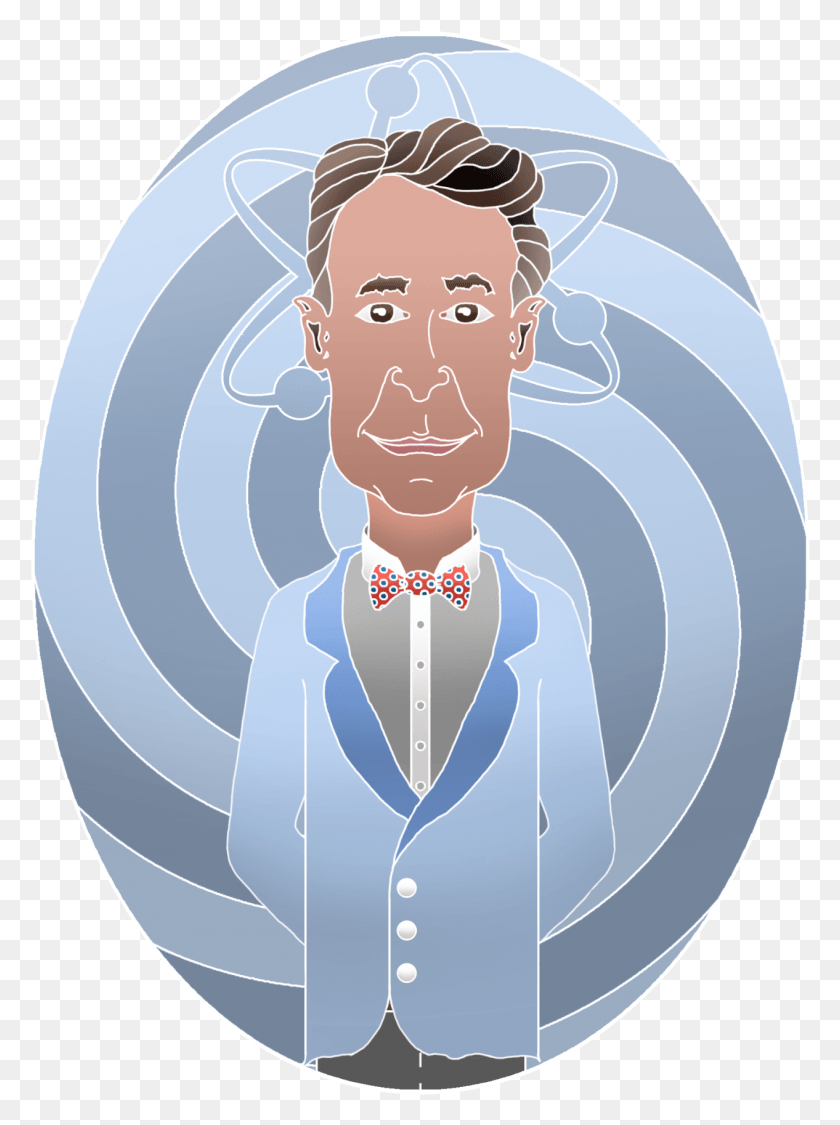 1266x1730 Bill Nye The Science Guy Illustration, Pattern, Person, Human HD PNG Download