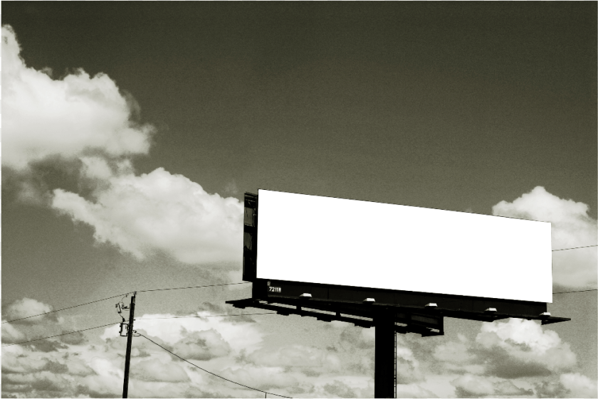 Billboard Blank Freetoedit Billboard, Advertisement, Utility Pole Sticker PNG