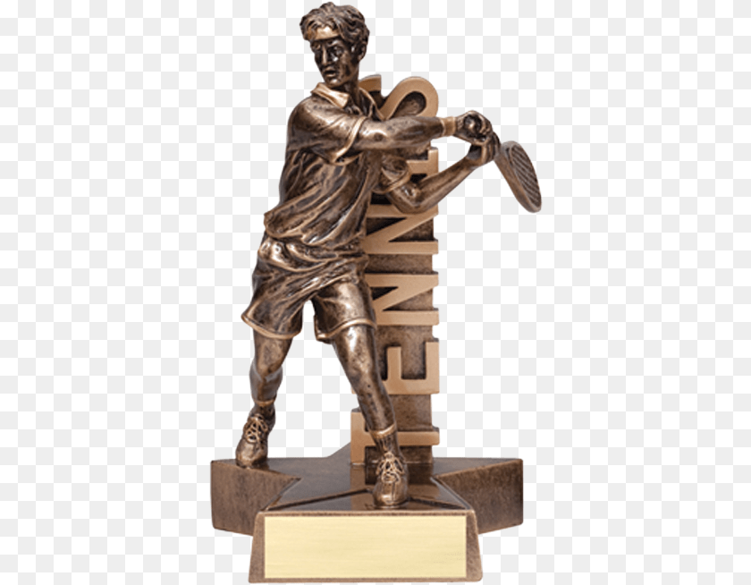 375x654 Billboard Resin Series Tennis M Billboard Tennis Trophy Male, Bronze, Adult, Person, Man Transparent PNG