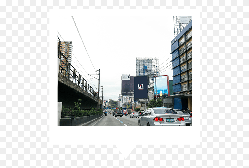 509x506 Billboards In Boni Avenue Tower Block, Car, Vehicle, Transportation HD PNG Download