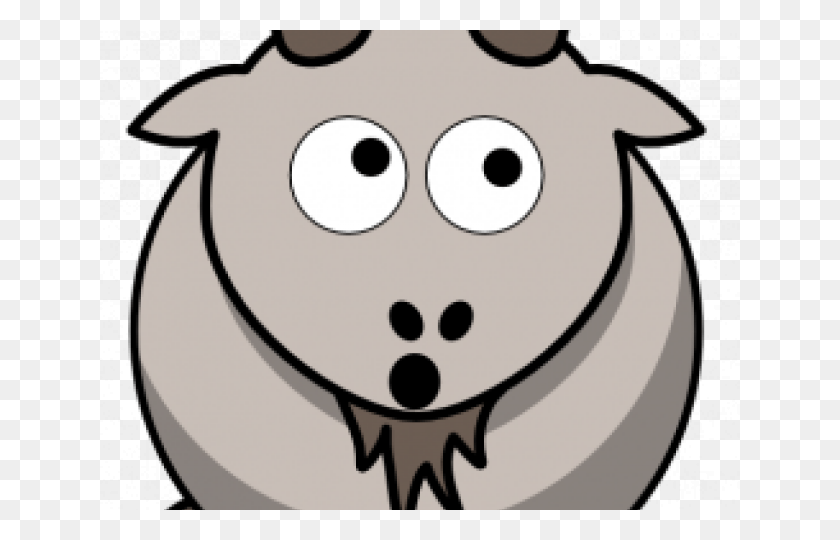 640x480 Billy Goat Clipart Chibi Cartoon Goat, Stencil, Snowman, Winter HD PNG Download