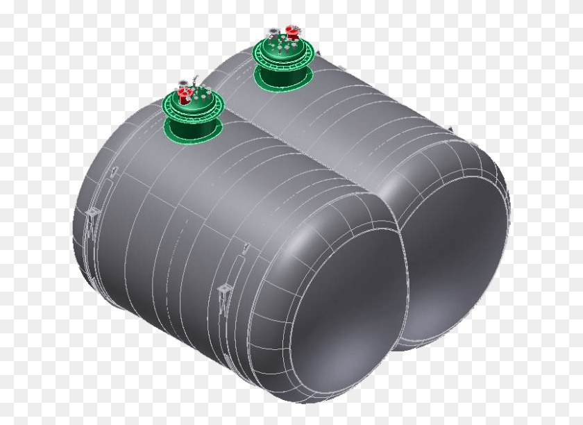 635x552 Bilobe Lng Tank, Цилиндр, Ствол Hd Png Скачать