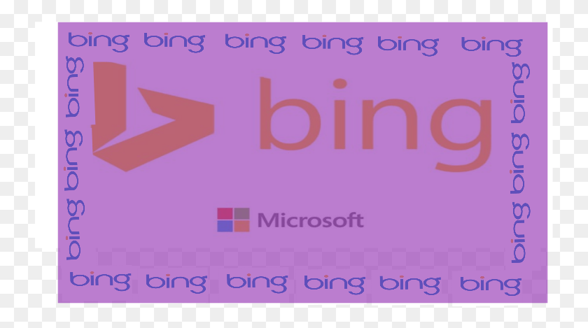 741x409 Bing, Text, Paper, Advertisement HD PNG Download