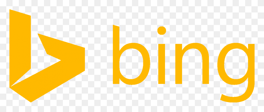 1166x448 Bing Logo Orange Rgb Motores De Busqueda Bing, Symbol, Trademark, Plant HD PNG Download
