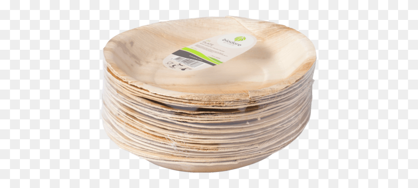 437x318 Biodore Plate Round Palm Frond, Meal, Food, Dish HD PNG Download