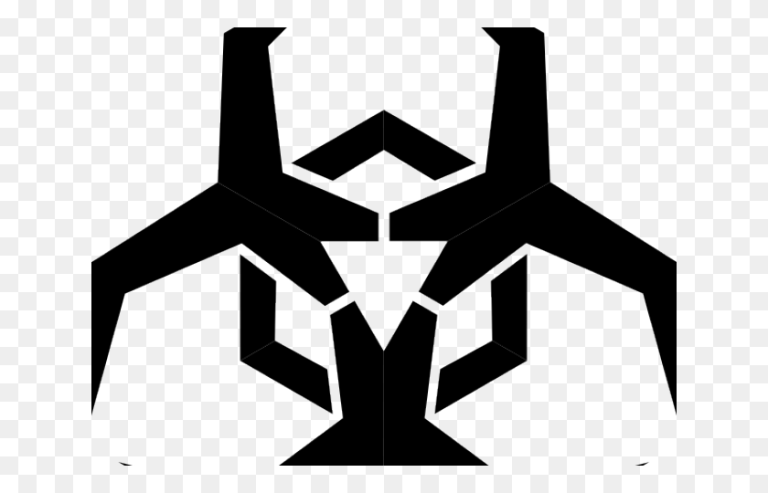 640x480 Biohazard Symbol Clipart Skyrim Symbol Malware Symbol, Star Symbol HD PNG Download