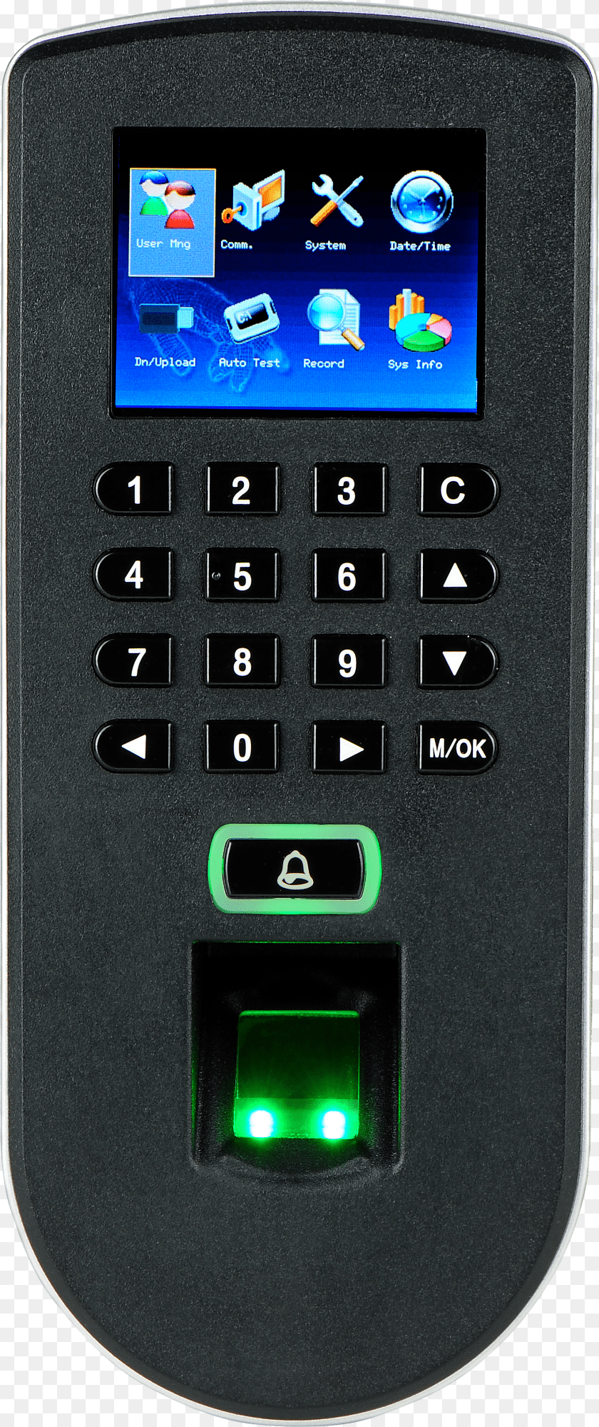 Biometric Fingerprint Reader And Access Control Sticker PNG