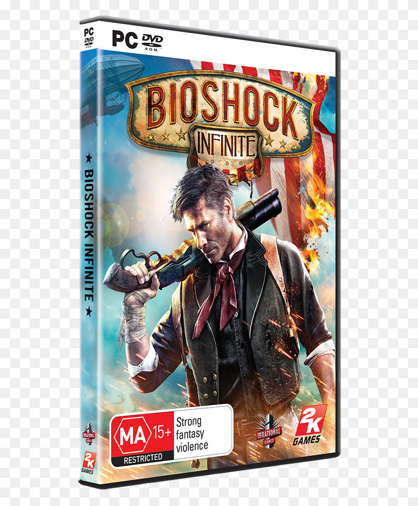 534x957 Bioshock Infinite Pc, Person, Human, Poster HD PNG Download