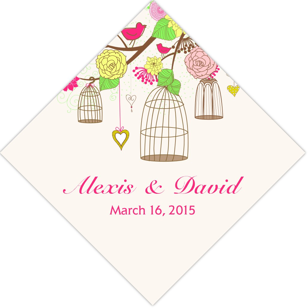 1027x1027 Bird Cages Favor Tags Wedding Mason Jar, Triangle HD PNG Download