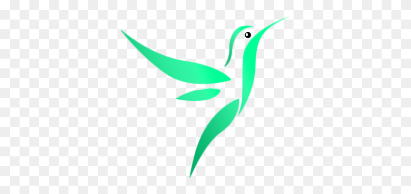 351x337 Птица Логотип Вектор Дизайн Прозрачный Фон Колибри, Животное, Лист, Растение Hd Png Скачать