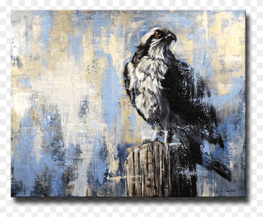 935x761 Bird Of Prey Painting, Buzzard, Hawk, Animal HD PNG Download