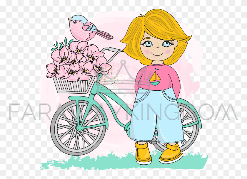 3506x2474 Bird Party Valentine Day Holiday Vector Illustration Cartoon, Wheel, Machine, Vehicle Descargar Hd Png