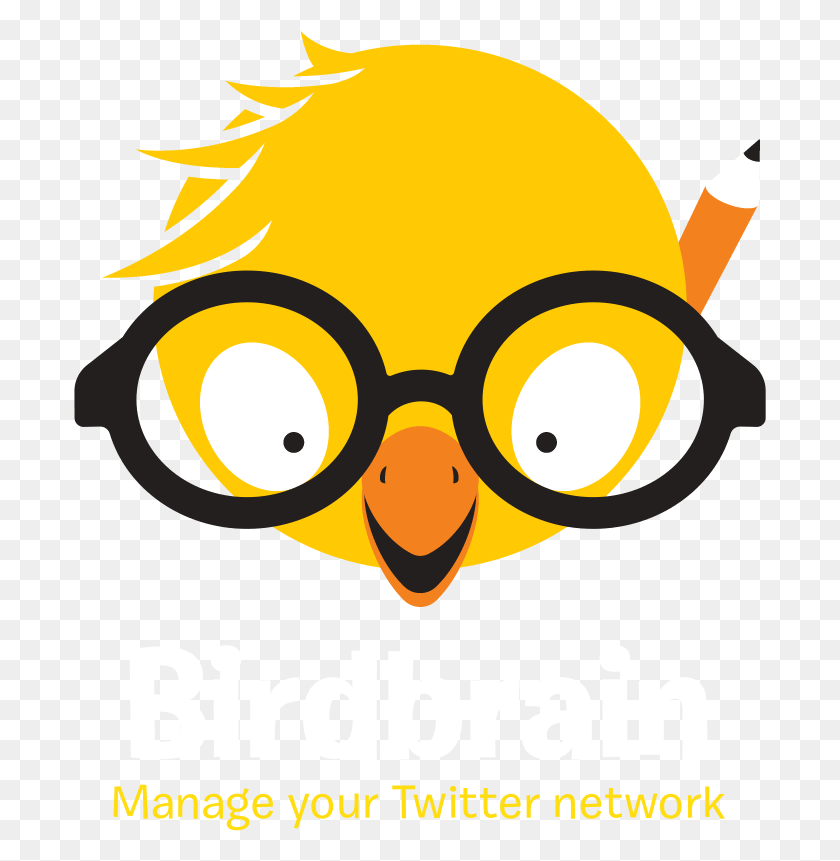 693x801 Birdbrain Управляйте Своей Сетью Twitter Birdbrain, Angry Birds, Плакат, Реклама Hd Png Скачать